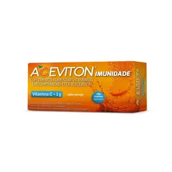 Aceviton Vitamina C 1g com 10 Comprimidos Efervecentes Cimed