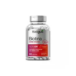 Biotina Dose Máxima com 60 cápsulas Katiguá