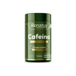 Cafeína 400mg com 60 cápsulas Bionatus
