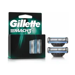 Carga Gillete Mach3 com 2 unidades
