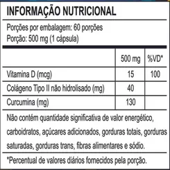 Cartizone + Curcuma 500mg com 60 cápsulas