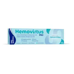Pomada Hemovirtus Pro com 10 aplicadores 30g Neo Química