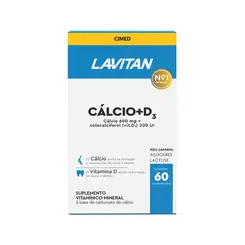 Lavitan Cálcio + D3 60 comprimidos