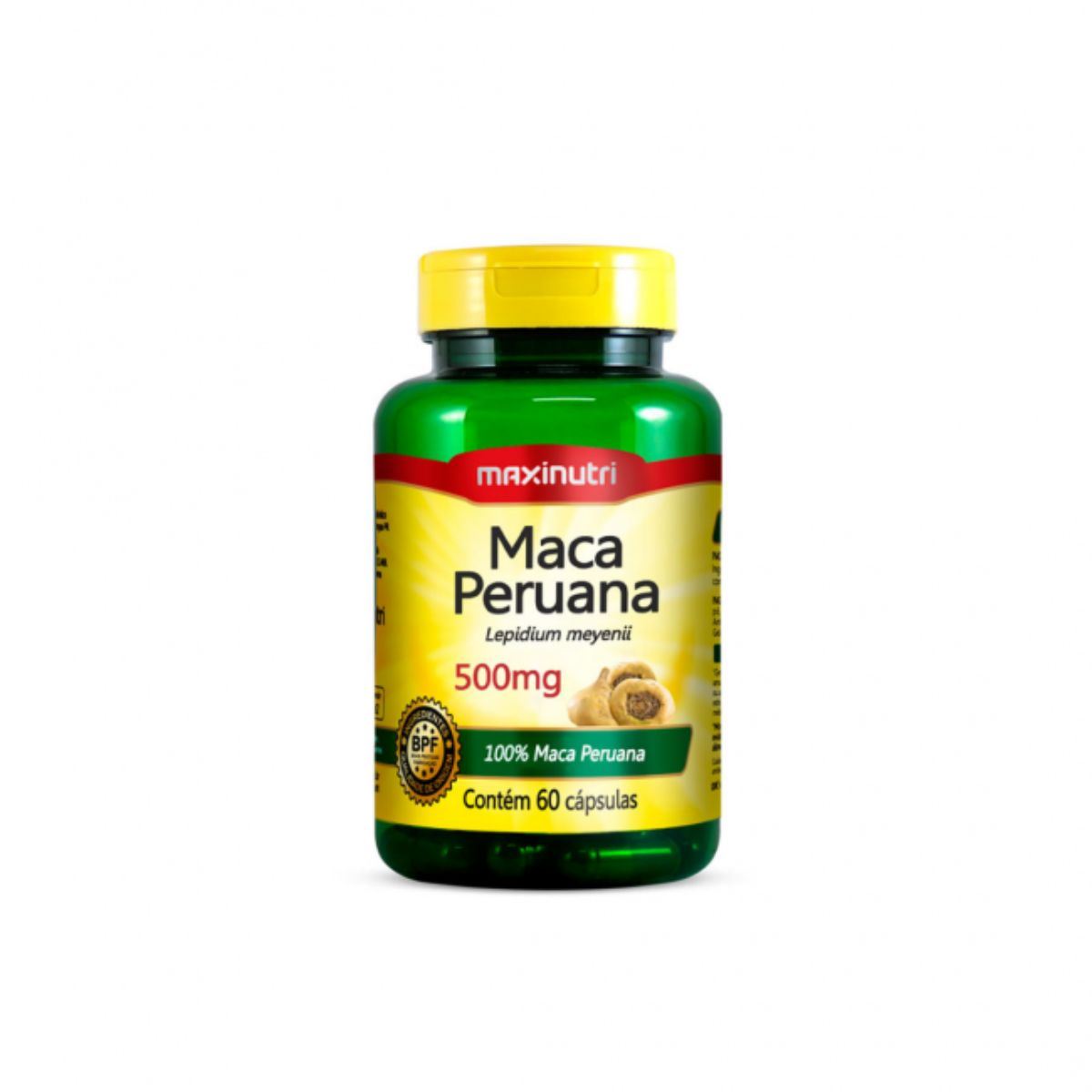 Maca Peruana 500mg com 60 cápsulas Maxinutri - Maca Peruana 500mg com ...