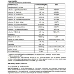 Natus Gerin com  50 cápsulas