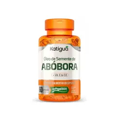 Óleo de Semente de Abóbora + Vitaminas 500mg com 60 cápsulas