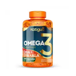 Ômega 3 1000mg com 180 cápsulas KATIGUÁ DHA + EPA + ALA