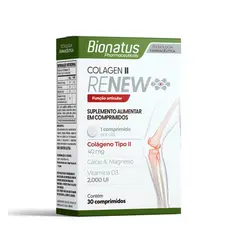 Colagen II Renew Colágeno Tipo II Bionatus 30 cápsulas