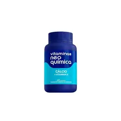 Vitaminas Neo Química Cálcio + Vitamina D com 60 comprimidos