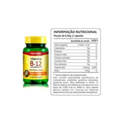 Vitamina B12 com 60 cápsulas Maxinutri