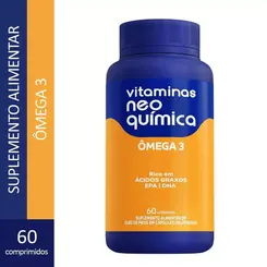 Vitaminas Neo Química Ômega 3 com 60 cápsulas