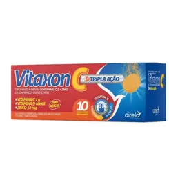 Vitaxon Vitamina C + Zinco + Vitamina D 10 comprimidos efervecentes