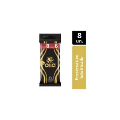 Preservativo Olla Lubrificado Leve 8 Pague 6