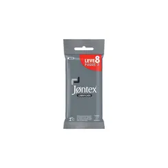 Preservativo Jontex Lubrificado Leve 8 Pague 7