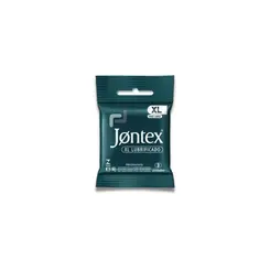 Preservativo Jontex XL Lubrificado com 3 unidades
