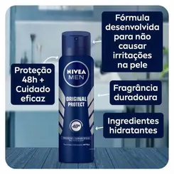 Desodorante Antitranspirante Nivea Men Original Protect 150ml