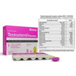 Testosterol Woman Inove com 30 comprimidos