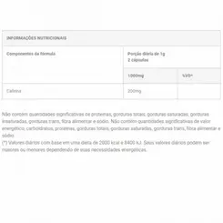 Caffeine Sports 100mg com 120 cápsulas Katiguá