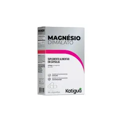 Magnésio dimalato 210mg 60 cápsulas Katiguá