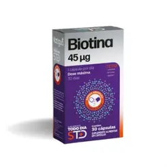 Biotina Todo Dia Dose Máxima com 30 cápsulas Kátigua