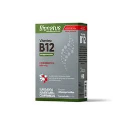 Vitamina B12 Dosagem Máxima com 30 comprimidos Bionatus