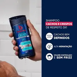 Shampoo Bozzano Cachos 3 em 1 200ml