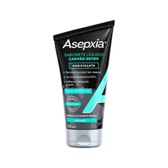 Sabonete Líquido Facial  Asepxia Carvão Detox 150ml