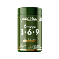 Ômega 3.6.9 Green 1000mg com 70 cápsulas softgel Bionatus