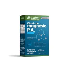 Cloreto de Mágnesio P.A. com 60 cápsulas Bionatus