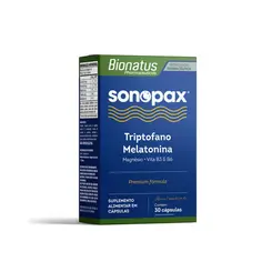 Sonopax Triptofano + Melatonina com 30 cápsulas Bionatus