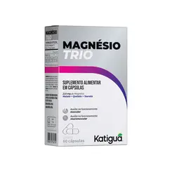 Magnésio Trio 210mg com 60 cápsulas Katiguá