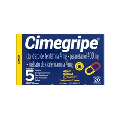 Cimegripe 20 cápsulas