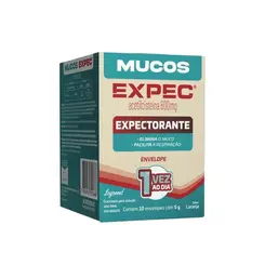 Mucos Expec 600mg sabor laranja com 10 envelopes