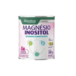 Magnésio Inositol sabor maracujá e limão 300g Bionatus