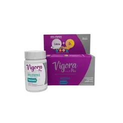 Vigora Plus Cálcio + D3 Homem com 60 cápsulas