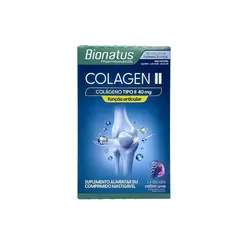 Colagen II - Colágeno tipo II Mastigável com 30 comprimidos Bionatus